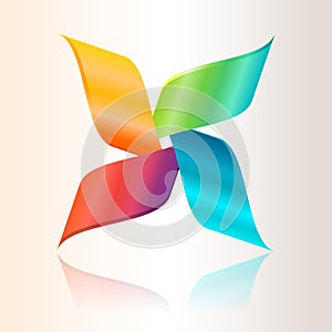 Colorful abstract logo