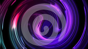 Colorful Abstract Metallic Fluids Motion Background Loop