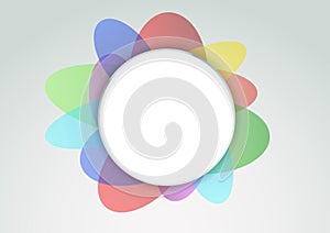 Colorful abstract notifier
