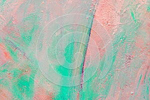 Colorful abstract oil painting art background. Texture of canvas and oil. Abstract background for design.