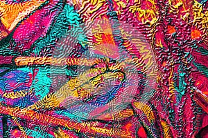 Colorful abstract oil painting art background. Texture of canvas and oil. Abstract background for design.