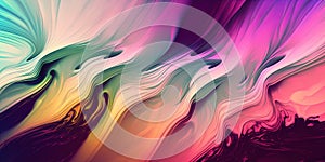 Colorful abstract oil painting style. Generative Ai