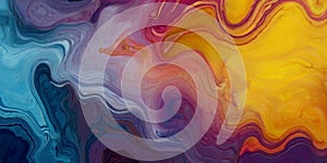 colorful abstract painting background, colored liquid