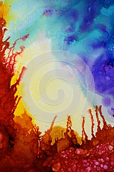 Colorful abstract painting texture