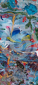 Colorful abstract paintings texture bacgrounds