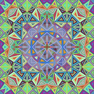 Colorful abstract pattern with geometric