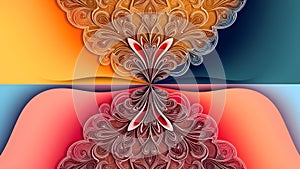 Colorful abstract pattern wallpaper â seamless modern background for digital design photo