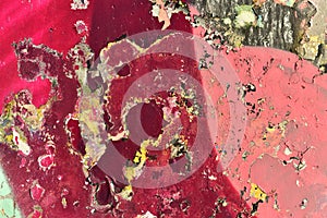 Colorful abstract patterns on a wall photo