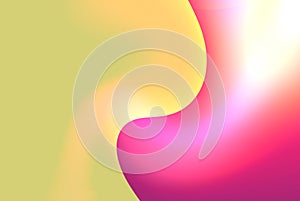 Colorful abstract pink green blue yellow wave background light leak modern remplate art neaon web