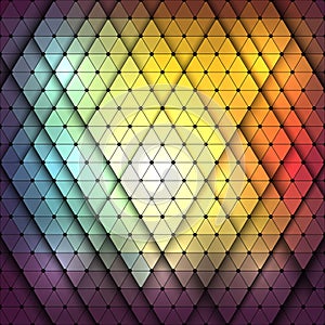 Colorful abstract polygon and Geometric background.