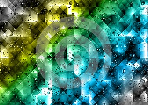 Colorful Abstract Polygons Background