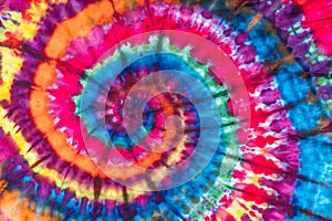 Colorful Abstract Psychedelic Swirl Tie Dye Design