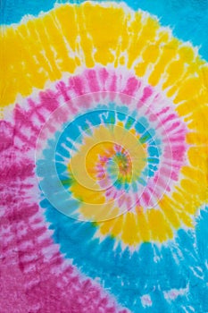 Colorful Abstract Psychedelic Swirl Tie Dye Design