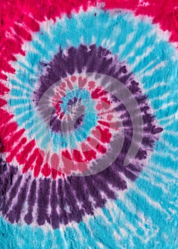 Colorful Abstract Psychedelic Swirl Tie Dye Design