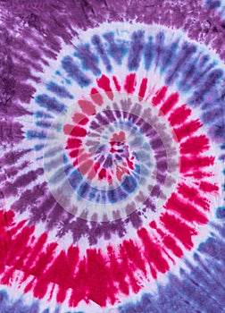 Colorful Abstract Psychedelic Swirl Tie Dye Design