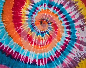 Colorful Abstract Psychedelic Tie Dye Swirl Design