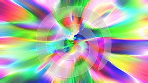 Colorful abstract pulsating beams, stylized streaks. Hypnotic live wallpaper