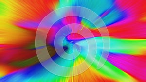 Colorful abstract pulsating beams, stylized streaks. Hypnotic live wallpaper