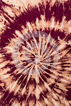 Colorful Abstract Retro Bleach Kaleidoscope Tie Dye Swirl Design