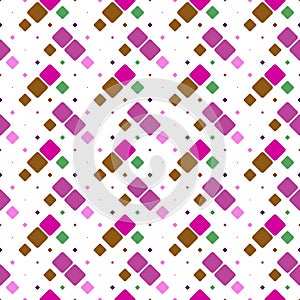 Colorful abstract rounded diagonal square pattern background