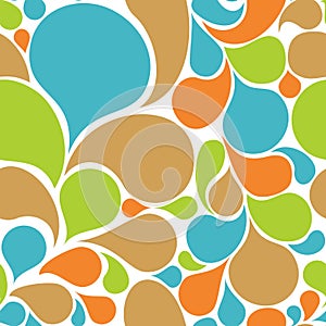 Colorful abstract seamless pattern