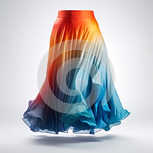 Colorful Abstract Skirt With Sunlight Shining Through - Lois Greenfield Style