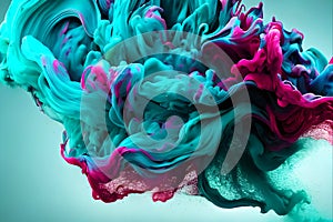 colorful abstract smoke gas background texture in pink and blue colors