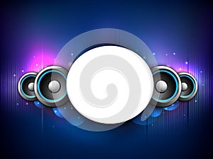 Colorful abstract speakers background.