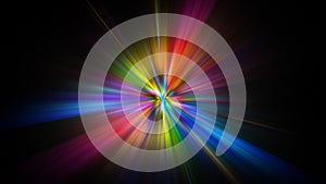 Colorful abstract Star burst light explosion background photo