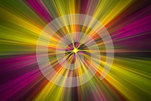 Colorful abstract Star burst light explosion background