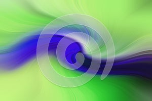 Colorful abstract texture - twisting of green-blue colors