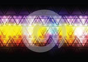 Colorful abstract triangle background