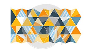 Colorful Abstract Triangular Pattern Vector Background, vector design Generative AI