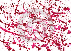 Colorful abstract watercolor stain with splashes and spatters. Modern creative background for trendy design