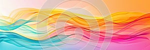 colorful abstract wave background Abstract rainbow colors wave background Spectrum color flow wave