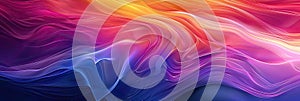 colorful abstract wave background Abstract rainbow colors wave background Spectrum color flow wave