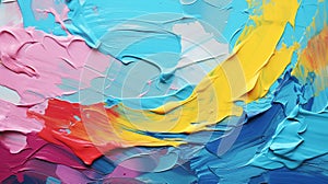 colorful acrylic color painting as abstract background for modern grpahic art design