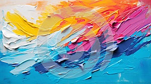 colorful acrylic color painting as abstract background for modern grpahic art design