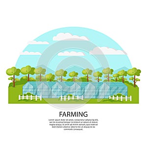 Colorful Agronomy And Agriculture Concept