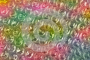 Colorful air bubble protective wrapping material