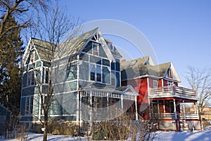 Colorful American Houses