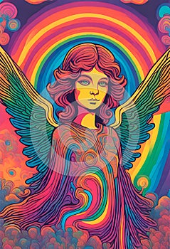 Colorful angel