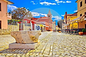 Colorful architecture of historic town of Nin