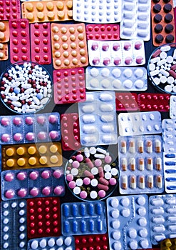 A colorful array of drugs