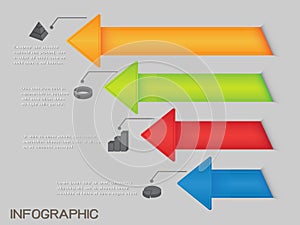 Colorful Arrows Diagram Infographic