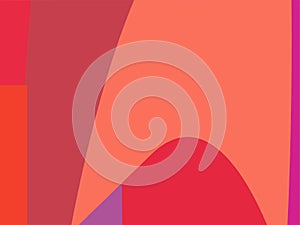Colorful Art Red, Abstract Modern Shape Background or Wallpaper