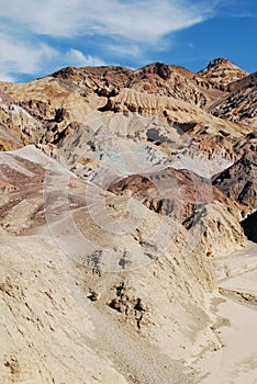 Colorful Artist`s Palette in Death Valley