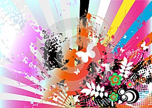 Colorful artistic background