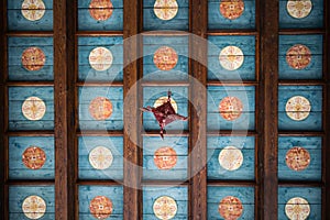 Mesmerizing ceilings of clock tower Trogir croatia