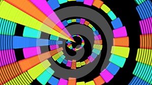 Colorful Audio Music Equalise Levels Graphic Computer Generated Technology